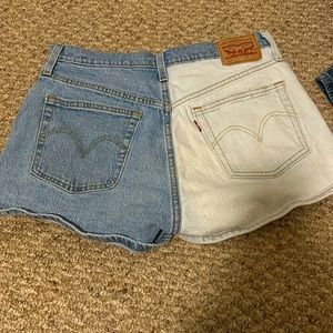 Size 29 Two colored 501 Levi’s shorts